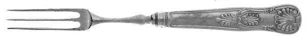 Kings (Silverplate, 1890) Individual Silverplate Prong Bird Fork