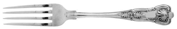Kings (Silverplate, 1890) Fork