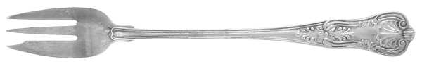 Kings (Silverplate, 1890) Cocktail/Seafood Fork