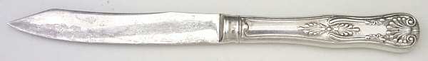 Kings (Silverplate, 1890) Individual Fruit Knife with Stainless Blade