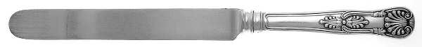 Kings (Silverplate, 1890) Blunt Hollow Table Knife with Bolster
