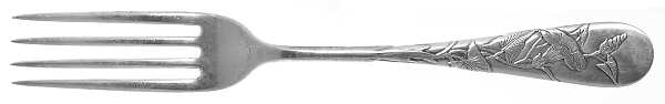 Knickerbocker-Etched (Sterling, 1870) Fork