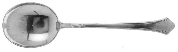 Lady Caroline (Silverplate, 1930) Round Bowl Soup Spoon (Cream Soup)