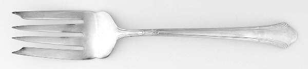 Lady Caroline (Silverplate, 1930) Medium Solid Cold Meat Serving Fork