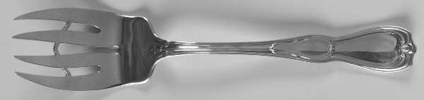 La Modele (Sterling, 1909) Medium Solid Cold Meat Serving Fork