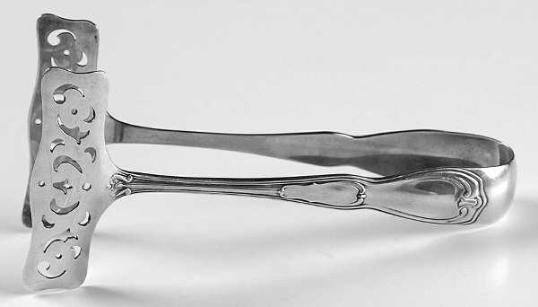La Modele (Sterling, 1909) Solid Individual Asparagus Tongs