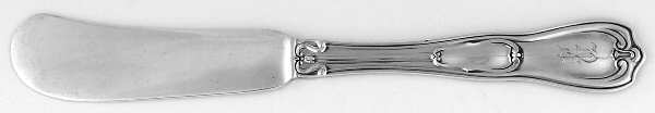 La Modele (Sterling, 1909) Flat Handle Butter Spreader