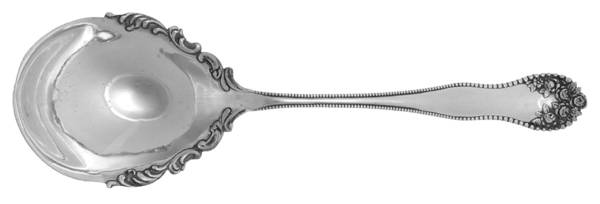Lancaster (Sterling, 1897, No Monograms) Solid Pudding Spoon