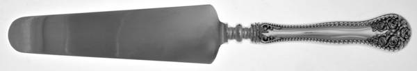 Lancaster (Sterling, 1897, No Monograms) Cake Knife with Silverplate Blade