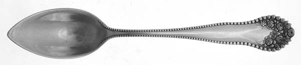 Lancaster (Sterling, 1897, No Monograms) Fruit/Orange Spoon