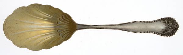 Lancaster (Sterling, 1897, No Monograms) Preserve Spoon
