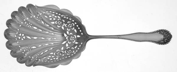 Lancaster (Sterling, 1897, No Monograms) Pierced Saratoga Chips Server