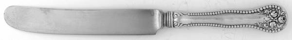 Lancaster (Sterling, 1897, No Monograms) Old French Hollow Knife with Bolster