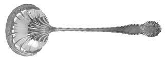 Lancaster (Sterling, 1897, No Monograms) Solid Piece Cream Ladle