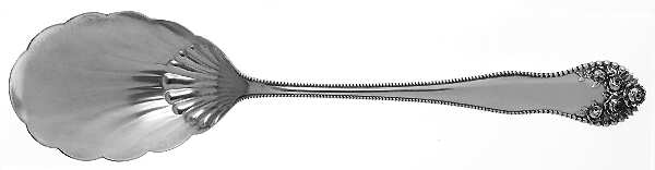 Lancaster (Sterling, 1897, No Monograms) Oversize Solid Salad Serving Spoon