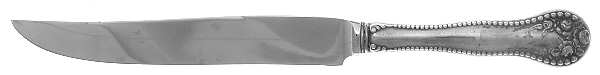 Lancaster (Sterling, 1897, No Monograms) Small Steak Carving Knife with Stainless Blade
