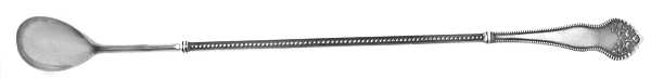 Lancaster (Sterling, 1897, No Monograms) Large Claret Spoon, Solid Piece