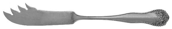 Lancaster (Sterling, 1897, No Monograms) Solid Serving Cheese Knife