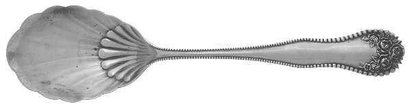 Lancaster (Sterling, 1897, No Monograms) Large Jelly Spoon