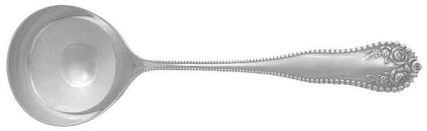 Lancaster (Sterling, 1897, No Monograms) Round Bowl Soup Spoon (Bouillon)