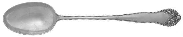 Lancaster (Sterling, 1897, No Monograms) Gravy/Dressing Spoon with Button