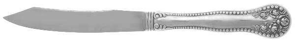 Lancaster (Sterling, 1897, No Monograms) Individual Fruit Knife with Silverplate Blade