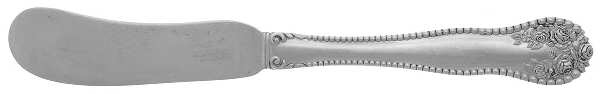 Lancaster (Sterling, 1897, No Monograms) Flat Handle Butter Spreader