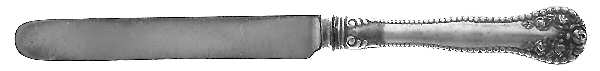 Lancaster (Sterling, 1897, No Monograms) Youth/Tea Knife with Silverplate Blade