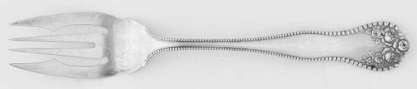 Lancaster (Sterling, 1897, No Monograms) Large Individual Solid Fish/Salad Fork
