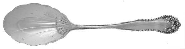 Lancaster (Sterling, 1897, No Monograms) Solid Salad Serving Spoon