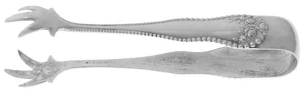 Lancaster (Sterling, 1897, No Monograms) Small Sugar Tongs