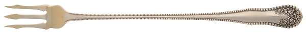 Lancaster (Sterling, 1897, No Monograms) Long Handle Olive Fork