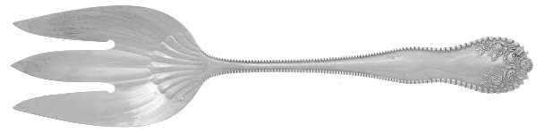 Lancaster (Sterling, 1897, No Monograms) Solid Salad Serving Fork