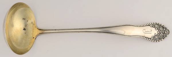 Lancaster (Sterling, 1897, No Monograms) Solid Gravy Ladle