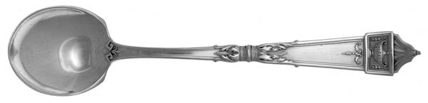 Lansdowne (Sterling, 1917) Small Short Handle Chocolate Spoon