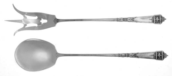 Lansdowne (Sterling, 1917) 2 Pc Large Lettuce Serving Set