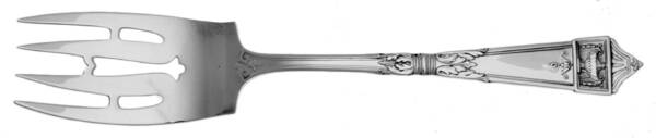 Lansdowne (Sterling, 1917) Medium Solid Cold Meat Serving Fork