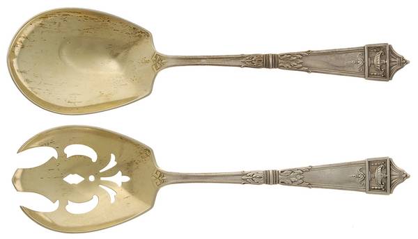 Lansdowne (Sterling, 1917) (2 Pc) Solid Salad Set