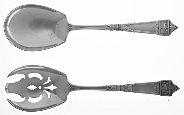 Lansdowne (Sterling, 1917) (2 Pc) Solid Salad Set