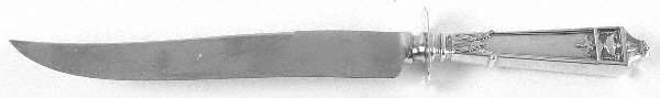 Lansdowne (Sterling, 1917) Large Stainless Blade Roast Carving Knife