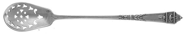 Lansdowne (Sterling, 1917) Pierced Bowl Short Handle Olive Spoon
