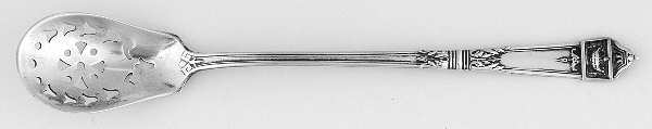 Lansdowne (Sterling, 1917) Pierced Bowl Long Handle Olive Spoon