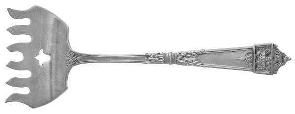 Lansdowne (Sterling, 1917) Large Solid Tined Sardine Serving Fork