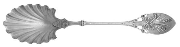 Lily (Sterling, 1870, No Monograms) Large Jelly Spoon