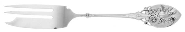Lily (Sterling, 1870, No Monograms) Pastry Fork