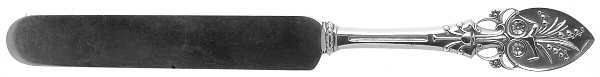 Lily (Sterling, 1870, No Monograms) Solid Dessert/Tea Knife