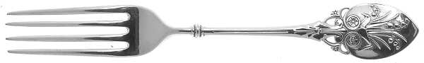 Lily (Sterling, 1870, No Monograms) Fork