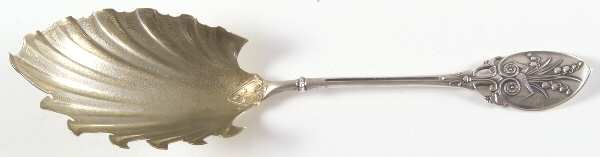 Lily (Sterling, 1870, No Monograms) Solid Macaroni Server