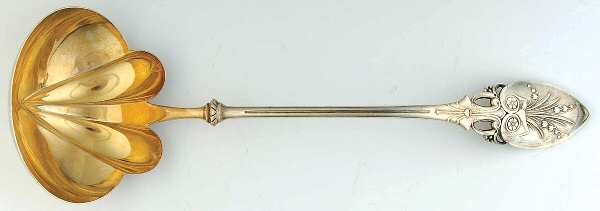 Lily (Sterling, 1870, No Monograms) Oyster Ladle Solid Piece