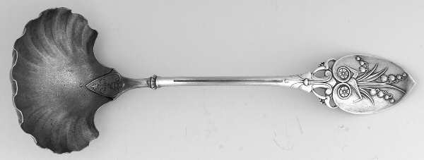 Lily (Sterling, 1870, No Monograms) Solid Gravy Ladle